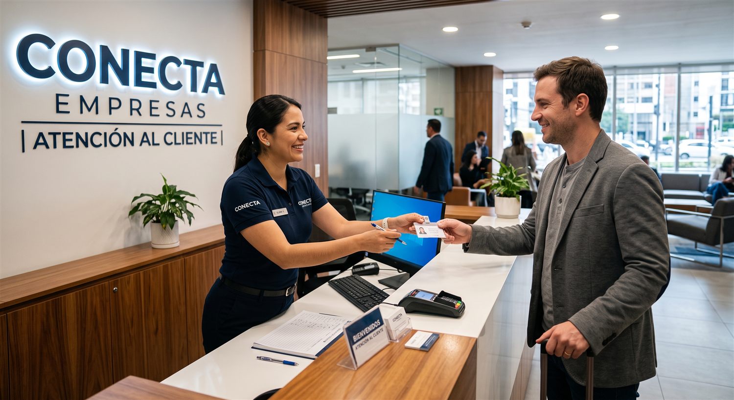 Recepcion y atencion a clientes
